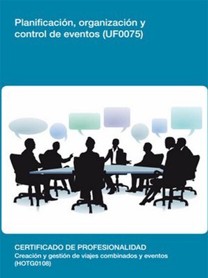 cover image of UF0075--Planificación, organización y control de eventos